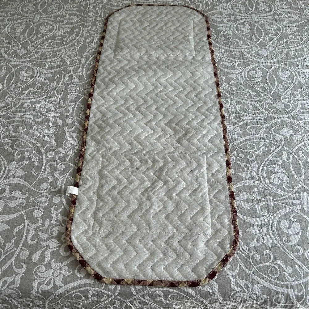 Table Runner Pot Holder Set Happy Thanksgiving Botanical Buffalo Check Maroon